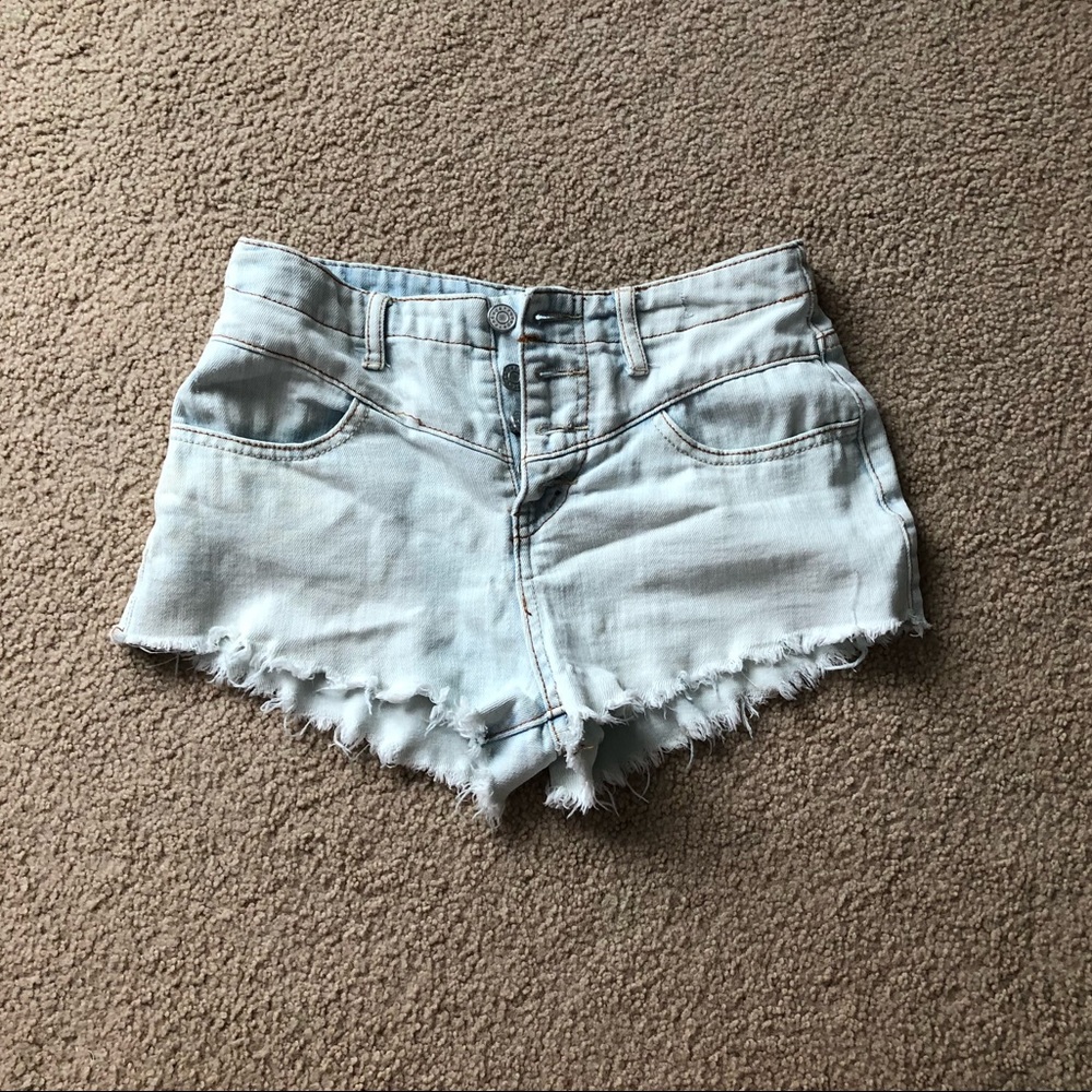 High Waisted Jean Shorts